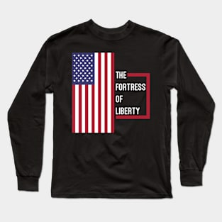 USA - The Fortress of Liberty Long Sleeve T-Shirt